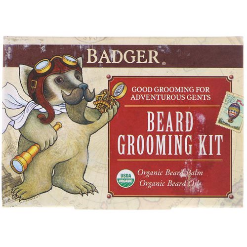Badger Company, Beard Grooming Kit, 2 Piece Kit فوائد