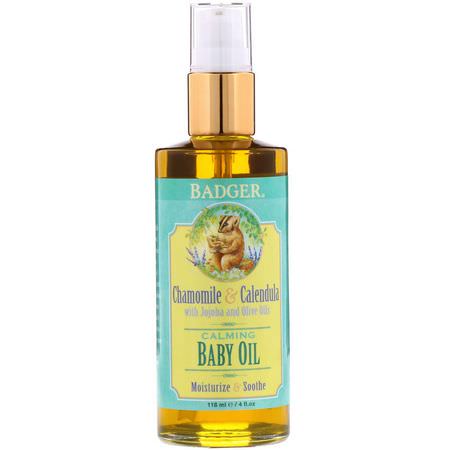 Badger Company Baby Oil Body Massage Oils - زي,ت التدليك ,الجسم ,الحمام ,زيت الأطفال