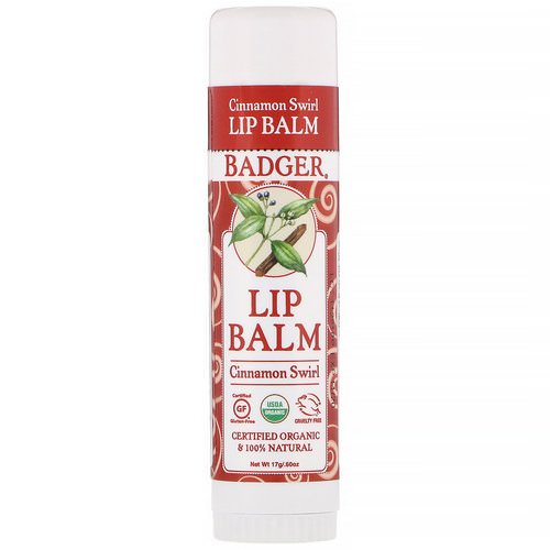 Badger Company, Lip Balm, Cinnamon Swirl, .60 oz (17 g) فوائد