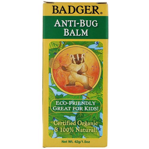 Badger Company, Organic Anti-Bug Balm, 1.5 oz (42 g) فوائد