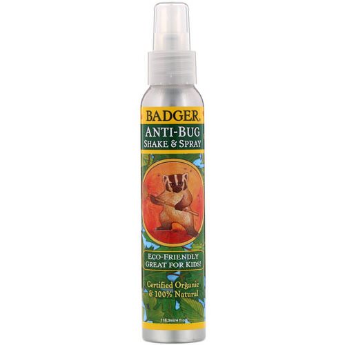 Badger Company, Anti-Bug, Shake & Spray, 4 fl oz (118.3 ml) فوائد