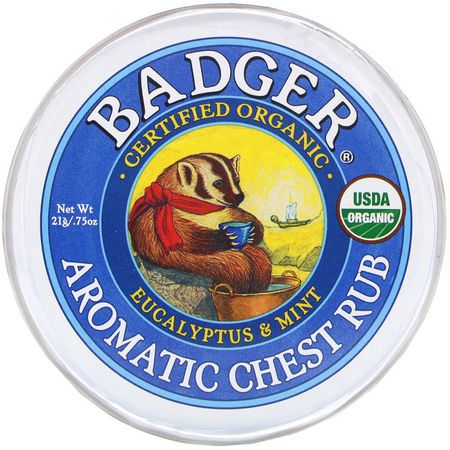 Badger Company Topicals Ointments - المراهم, الم,ضعية, الإسعافات الأ,لية, خزانة الأد,ية