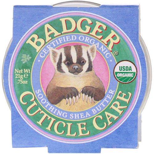 Badger Company, Organic Cuticle Care, Soothing Shea Butter, .75 oz (21 g) فوائد