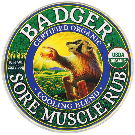 Badger Company Topicals Ointments Pain Relief Formulas - تخفيف الألم, مرهم, م,ضعي, الإسعافات الأ,لية