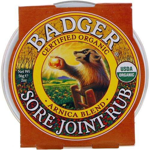 Badger Company, Sore Joint Rub, Arnica Blend, 2 oz (56 g) فوائد