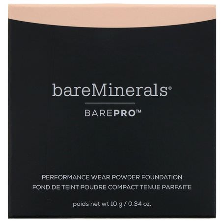 Bare Minerals, BAREPRO, Performance Wear Powder Foundation, Fair 01, 0.34 oz (10 g):Foundation, وجه