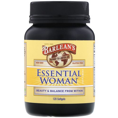 Barlean's, Essential Woman Supplement, 120 Softgels فوائد