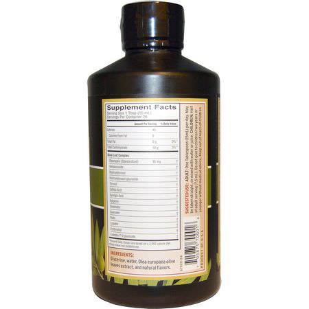 Barlean's, Olive Leaf Complex, Peppermint Flavor, 16 oz (454 g):مضادات الأكسدة, مضادات الأكسدة