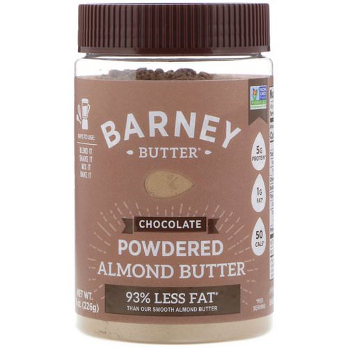 Barney Butter, Powdered Almond Butter, Chocolate, 8 oz (226 g) فوائد