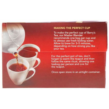 Barry's Tea, Gold Blend, 40 Tea Bags, 4.4 oz (125 g):شاي الأعشاب