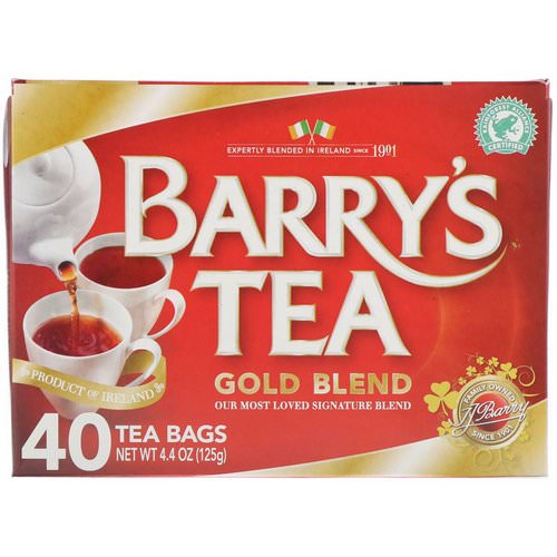 Barry's Tea, Gold Blend, 40 Tea Bags, 4.4 oz (125 g) فوائد