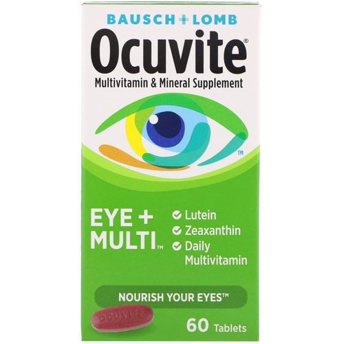 Bausch & Lomb, Ocuvite, Eye + Multi, 60 Tablets فوائد