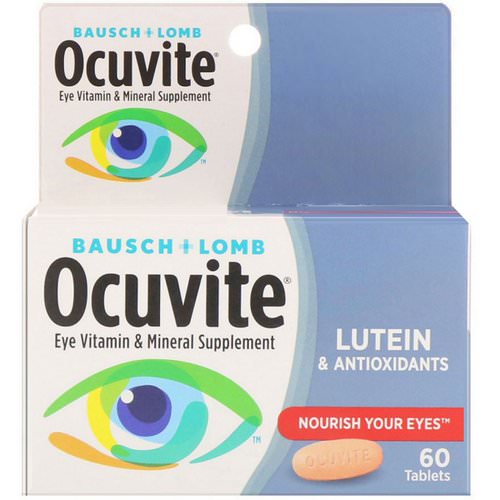 Bausch & Lomb, Eye Vitamin & Mineral Supplement, Lutein & Antioxidants, 60 Tablets فوائد
