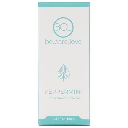 BCL, Be Care Love, 100% Pure Essential Oil, Peppermint, 0.34 fl oz (10 ml) فوائد