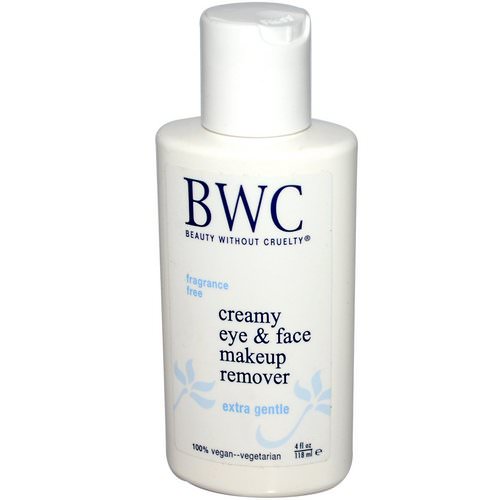 Beauty Without Cruelty, Creamy Eye & Face Makeup Remover, 4 fl oz (118 ml) فوائد