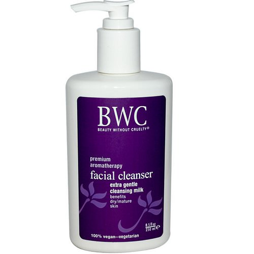 Beauty Without Cruelty, Facial Cleanser, Extra Gentle Cleansing Milk, 8.5 fl oz (250 ml) فوائد