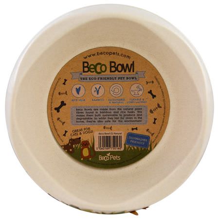 Beco Pets, Eco-Friendly Pet Bowl, Natural, Small, 1 Bowl:مغذيات, طاسات للحي,انات الأليفة