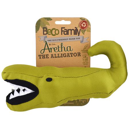 Beco Pets, The Eco-Friendly Plush Toy, For Dogs, Aretha the Alligator, 1 Toy:ألعاب الحي,انات الأليفة, الحي,انات الأليفة