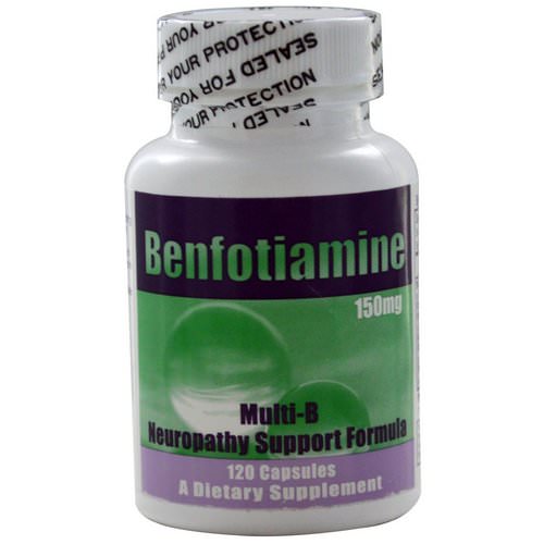 Benfotiamine Inc, Multi-B Neuropathy Support Formula, 150 mg, 120 Capsules فوائد