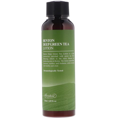 Benton, Deep Green Tea Lotion, 4.05 fl oz (120 ml) فوائد