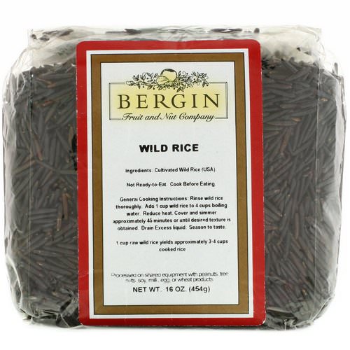 Bergin Fruit and Nut Company, Wild Rice, 16 oz (454 g) فوائد