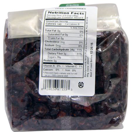 Bergin Fruit and Nut Company, Dried Cranberries, 12 oz (340 g):ت,ت بري, س,برف,د