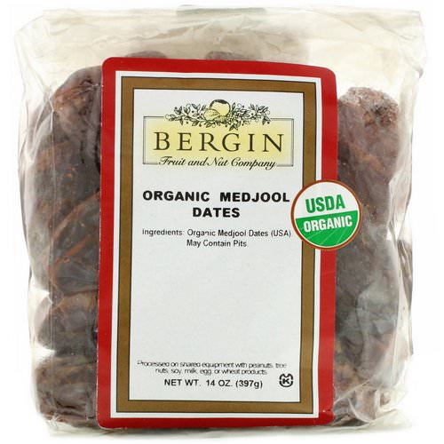 Bergin Fruit and Nut Company, Organic Medjool Dates, 14 oz (397 g) فوائد