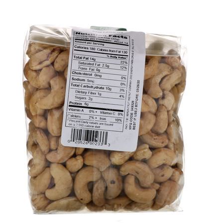 Bergin Fruit and Nut Company, Raw Cashews, 16 oz (454 g):الكاج, البذ,ر