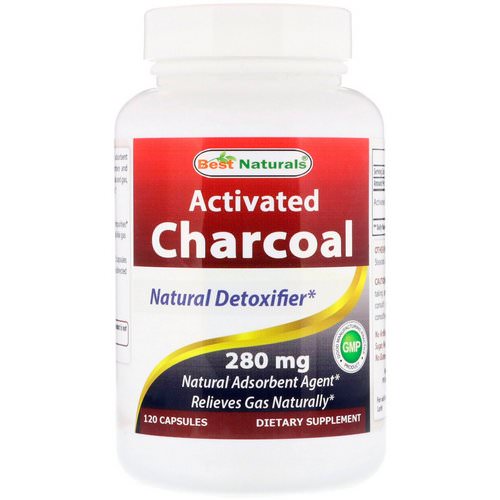 Best Naturals, Activated Charcoal, 280 mg, 120 Capsules فوائد