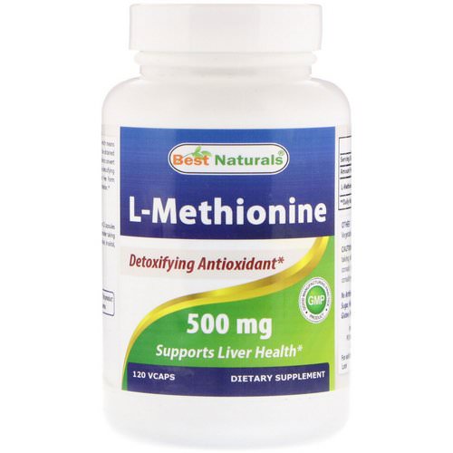 Best Naturals, L-Methionine, 500 mg, 120 Vcaps فوائد