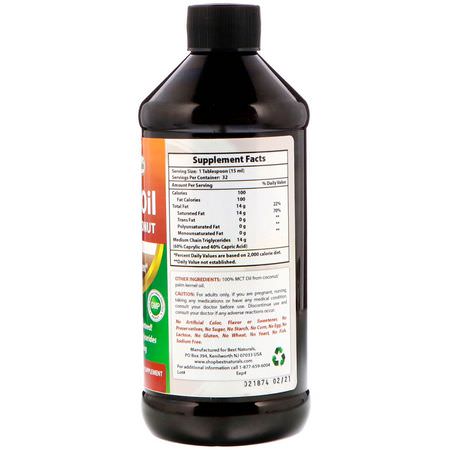 Best Naturals, MCT Oil From Coconut, 16 fl oz (473 ml):زيت MCT, ال,زن