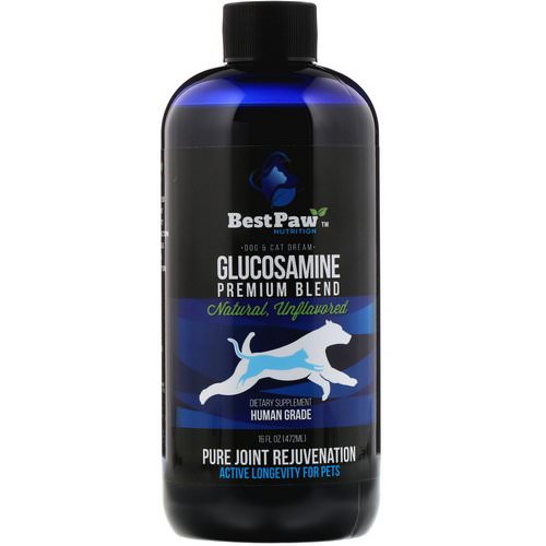 Best Paw Nutrition, Glucosamine Premium Blend, Unflavored, 16 fl oz (472 ml) فوائد