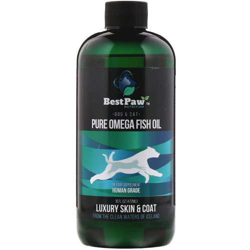 Best Paw Nutrition, Pure Omega Fish Oil, Dog & Cat, 16 fl oz (472 ml) فوائد