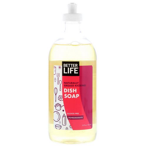 Better Life, Dish Soap, Pomegranate, 22 fl oz (651 ml) فوائد