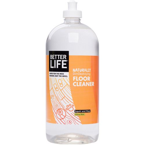 Better Life, Floor Cleaner, Citrus Mint, 32 oz (946 ml) فوائد