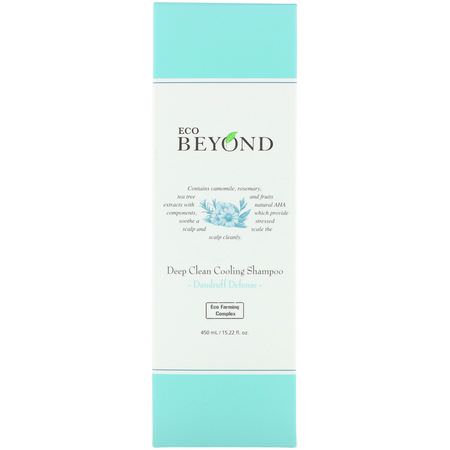 Beyond, Deep Clean Cooling Shampoo, Dandruff Defense, 15.22 fl oz (450 ml):شامب, العناية بالشعر K-جمال