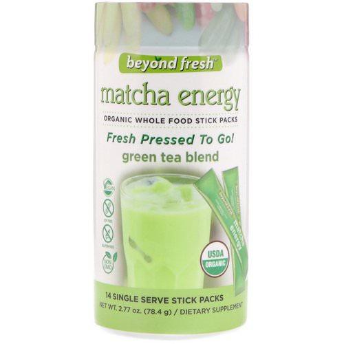 Beyond Fresh, Matcha Energy, Green Tea Blend, 14 Single Serve Stick Packs فوائد