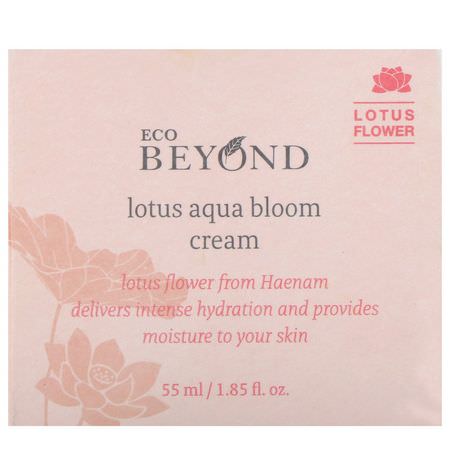 Beyond, Lotus Aqua Bloom Cream, 1.85 fl oz (55 ml):مرطبات K-جمال, الكريمات