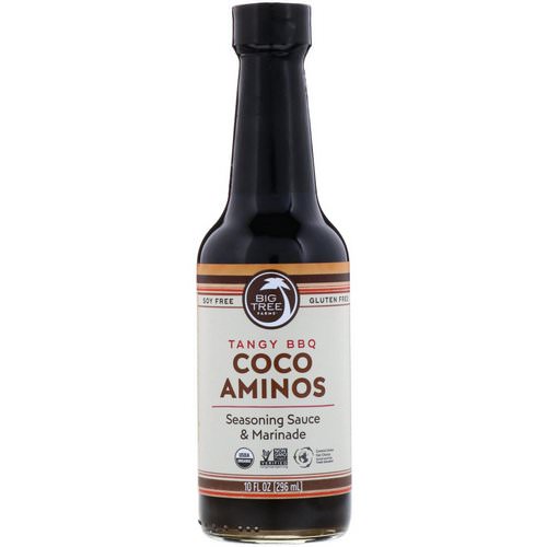 Big Tree Farms, Organic Coco Aminos, Seasoning Sauce & Marinade, Tangy BBQ, 10 fl oz (296 ml) فوائد