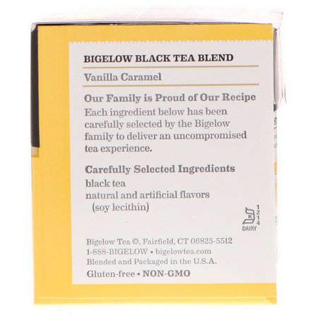 Bigelow, Black Tea, Vanilla Caramel, 20 Tea Bags, 1.82 oz (51 g):الشاي الأس,د