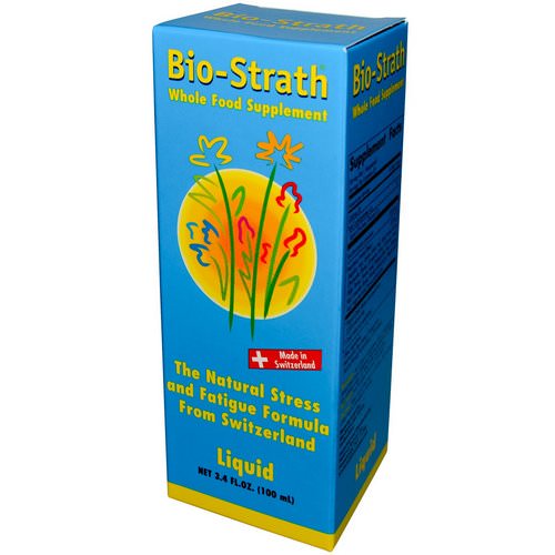 Bio-Strath, Whole Food Supplement, Stress & Fatigue Formula, 3.4 fl oz (100 ml) Liquid فوائد