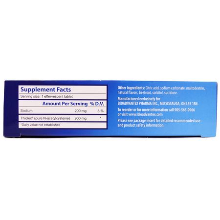 BioAdvantex Pharma, PharmaNAC, Pink Berry Blast, 900 mg, 24 Effervescent Tablets:أنفلونزا, سعال