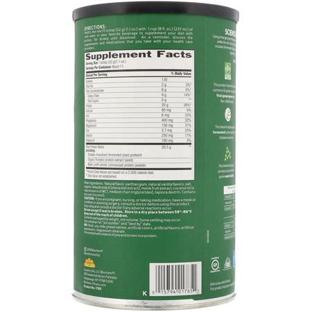 Biochem, 100% Plant Protein, Vanilla Flavor, 12.4 oz (352 g):البر,تين النباتي, المصنع