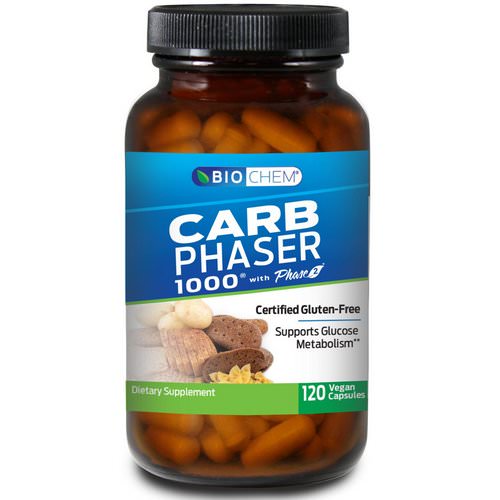 Biochem, Carb Phaser 1000, With Phase 2, 120 Veggie Caps فوائد