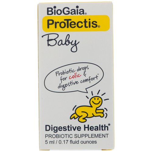 BioGaia, ProTectis, Baby, Digestive Health, Probiotic Supplement, 0.17 fl oz (5 ml) فوائد