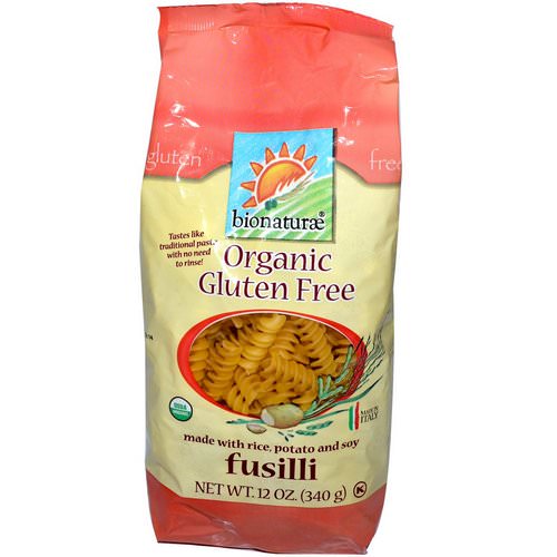 Bionaturae, Organic Gluten Free Pasta, Fusilli, 12 oz (340 g) فوائد