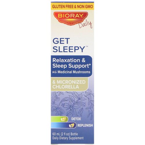 Bioray, Get Sleepy, Relaxation & Sleep Support, 2 fl oz (60 ml) فوائد
