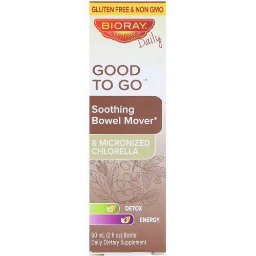 Bioray, Good To Go, Soothing Bowel Mover, 2 fl oz (60 ml) فوائد