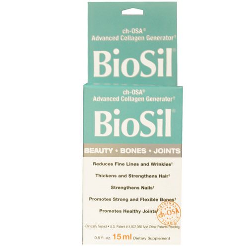 BioSil by Natural Factors, ch-OSA Advanced Collagen Generator, 0.5 fl oz (15 ml) فوائد