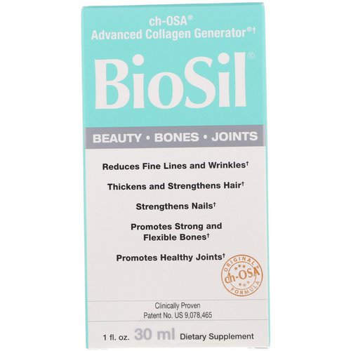 BioSil by Natural Factors, ch-OSA Advanced Collagen Generator, 1 fl oz (30 ml) فوائد